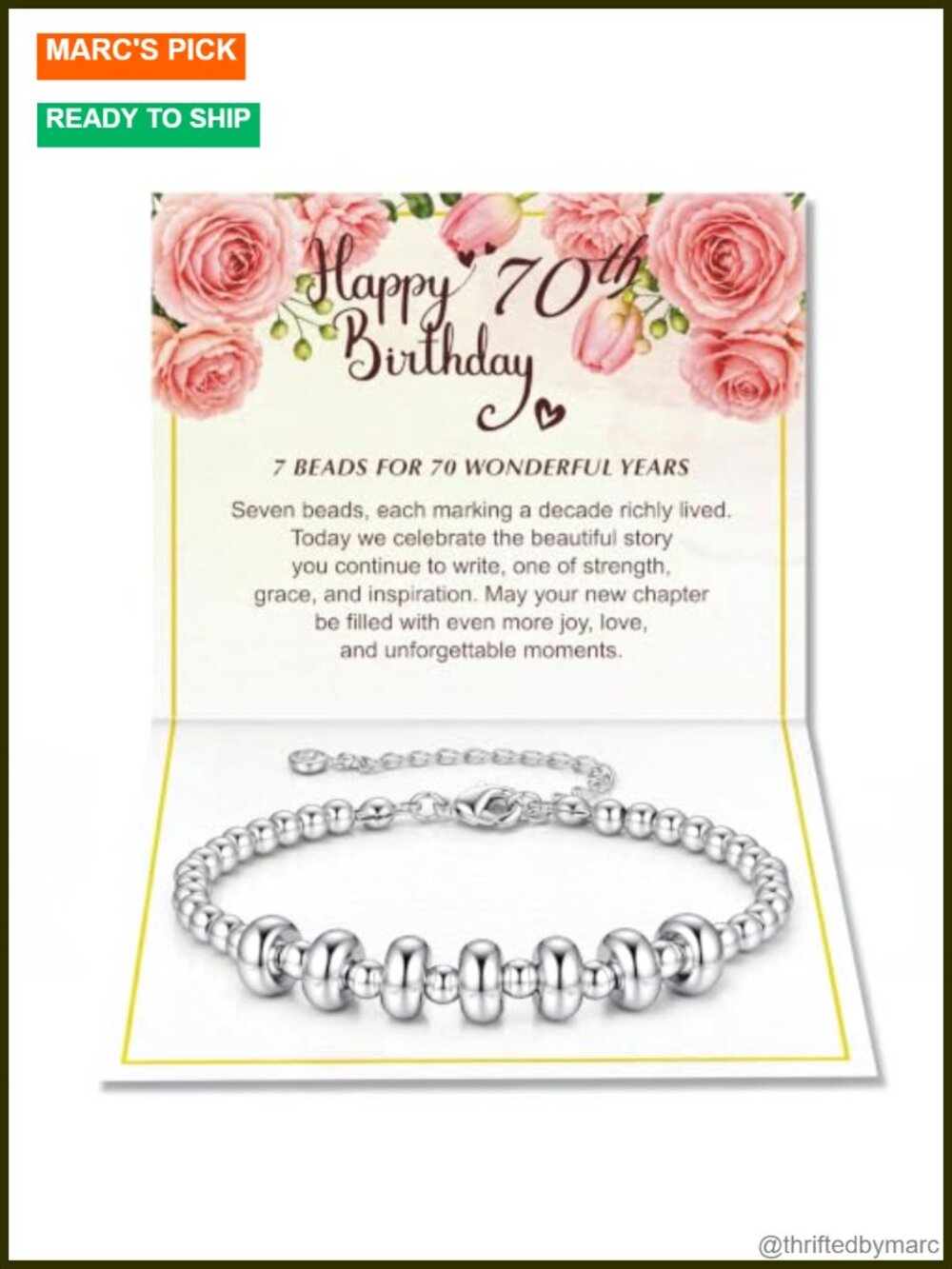 Birthday Gift Charm Bracelet 14K White Gold Plated Women